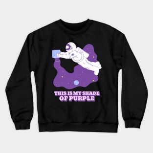 astronaut in space Crewneck Sweatshirt